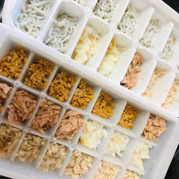 簡単 離乳食のタンパク質源キューブ作り 中期 レシピ 作り方 By ロカボ こどもごはん さっちょ 楽天レシピ 簡単 離乳食のタンパク質源キューブ作り 中期 レシピ 作り方 By ロカボ こどもごはん さっちょ 楽天レシピ